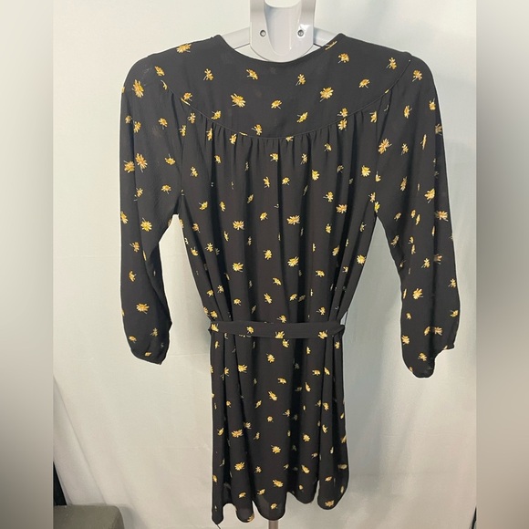 Madewell Tie-waist Mini Dress in French Daisies size small‎ - Picture 3 of 10